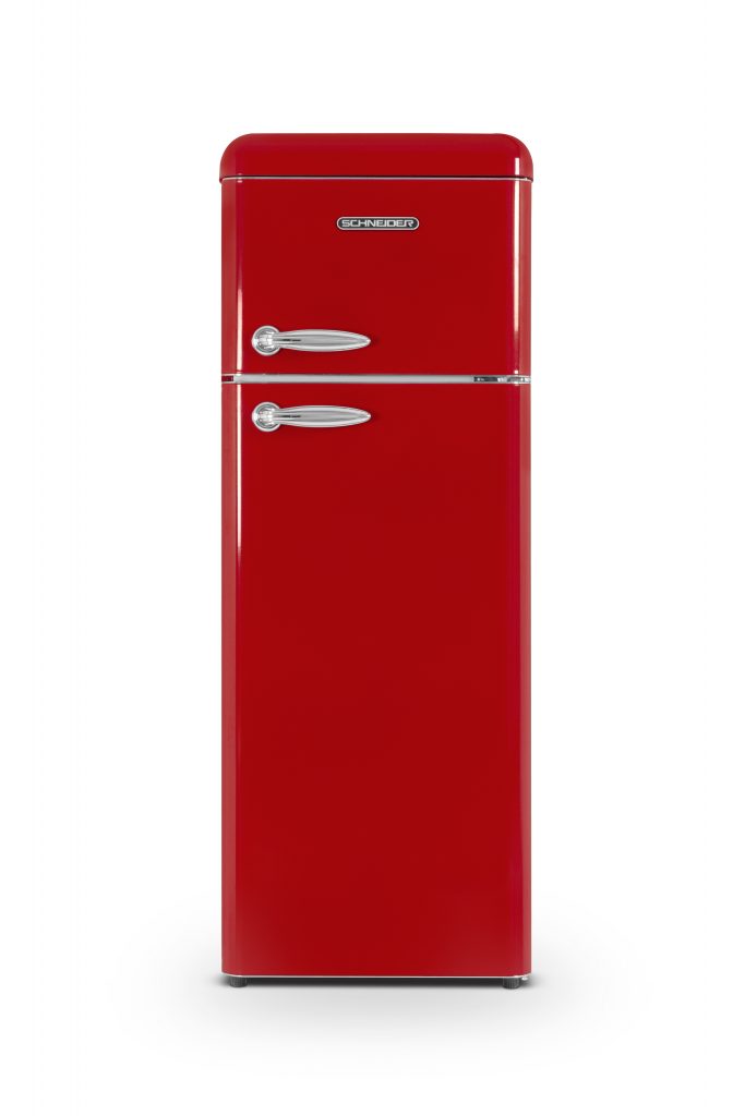 Réfrigérateur Vintage rouge, SCDD208VR , destockage electromenager, electromenager grenoble
